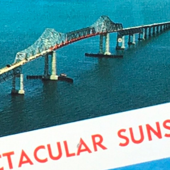 Vintage Florida Skyway Souvenir Travel Postcard - Picture 3 of 4